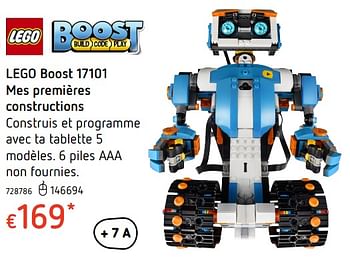Promoties Lego boost 17101 mes premières constructions - Lego - Geldig van 27/07/2017 tot 02/09/2017 bij Dreamland