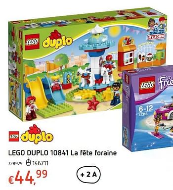 Promotions Lego duplo 10841 la fête foraine - Lego - Valide de 27/07/2017 à 02/09/2017 chez Dreamland