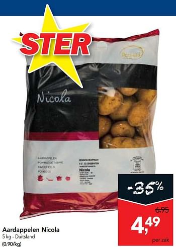 Promoties Aardappelen nicola - Huismerk - Makro - Geldig van 09/08/2017 tot 22/08/2017 bij Makro