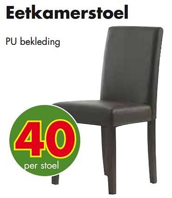Promoties Eetkamerstoel - Huismerk - EmDecor - Geldig van 14/08/2017 tot 30/09/2017 bij Emdecor