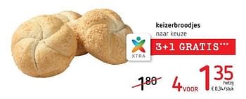 Promoties Keizerbroodjes - Huismerk - Spar Retail - Geldig van 10/08/2017 tot 23/08/2017 bij Spar (Colruytgroup)