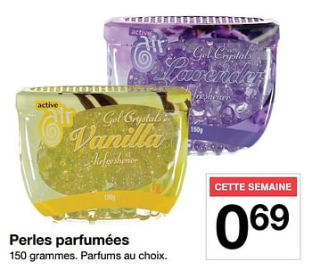 Promotions Perles parfumées - Produit maison - Zeeman  - Valide de 12/08/2017 à 19/08/2017 chez Zeeman