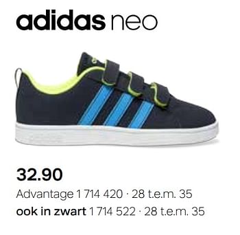 Promoties Advantage schoenen - Adidas - Geldig van 14/08/2017 tot 27/08/2017 bij vanHaren