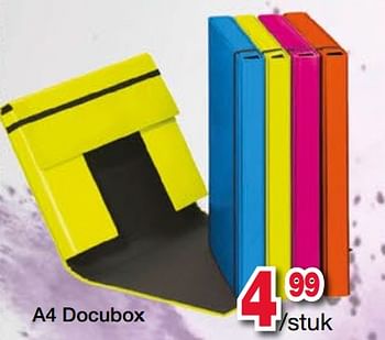Promoties A4 docubox - Durable - Geldig van 10/08/2017 tot 04/09/2017 bij Deproost