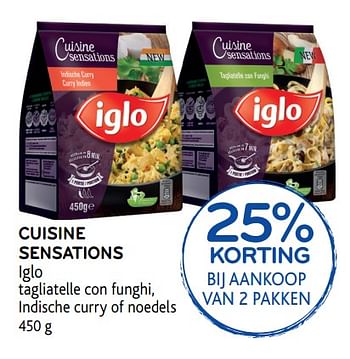 Promoties Cuisine sensations iglo - Iglo - Geldig van 23/08/2017 tot 05/09/2017 bij Alvo