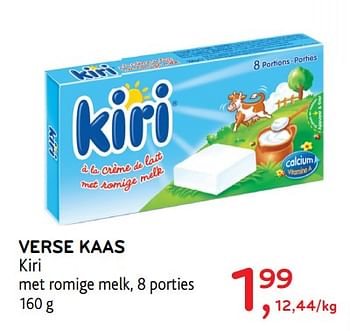 Promoties Verse kaas kiri - KIRI - Geldig van 23/08/2017 tot 05/09/2017 bij Alvo