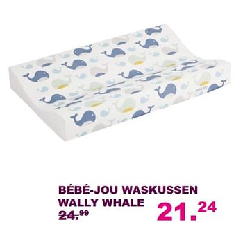 Promoties Bébé-jou waskussen wally whale - Bebe-jou - Geldig van 20/08/2017 tot 10/09/2017 bij Baby & Tiener Megastore