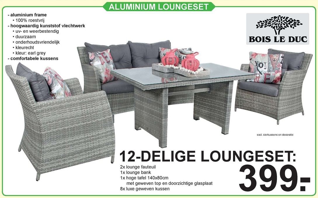 cranenbroek lounge dining set