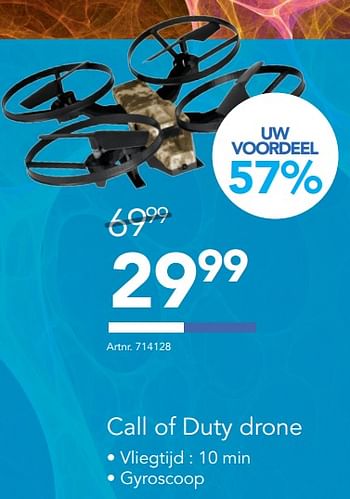 Promoties Call of duty drone - Huismerk - Auva - Geldig van 23/08/2017 tot 03/09/2017 bij Auva