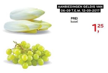 Promoties Prei bussel - Huismerk - Alvo - Geldig van 06/09/2017 tot 12/09/2017 bij Alvo