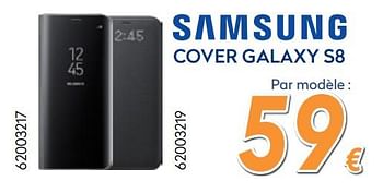 Promoties Samsung cover galaxy s8 - Samsung - Geldig van 28/08/2017 tot 27/09/2017 bij Krefel