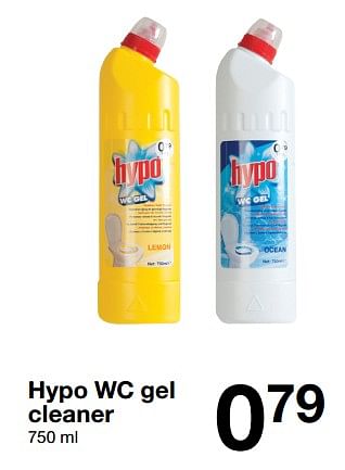 Promoties Hypo wc gel cleaner - Hypo - Geldig van 29/08/2017 tot 29/08/2018 bij Zeeman