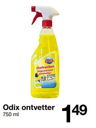Promoties Odix ontvetter - Odix - Geldig van 29/08/2017 tot 29/08/2018 bij Zeeman