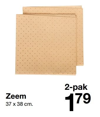 Promotions Zeem - Produit maison - Zeeman  - Valide de 29/08/2017 à 29/08/2018 chez Zeeman