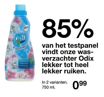 Promoties Wasverzachter odix - Odix - Geldig van 29/08/2017 tot 29/08/2018 bij Zeeman