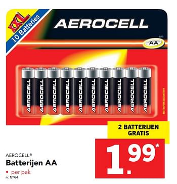 Aerocell Batterijen - bij Lidl