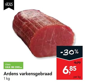 Promoties Ardens varkensgebraad - Huismerk - Makro - Geldig van 06/09/2017 tot 19/09/2017 bij Makro