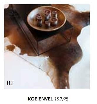 Promotions Koeienvel - Huismerk - Deba Meubelen - Valide de 24/08/2017 à 28/02/2018 chez Deba Meubelen