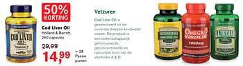 Promotions Cod liver oil - Produit maison - Holland & Barrett - Valide de 28/08/2017 à 24/09/2017 chez Holland & Barret