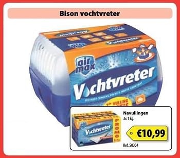 Promoties Bison vochtvreter navullingen - Bison - Geldig van 03/09/2017 tot 30/09/2017 bij Bouwcenter Frans Vlaeminck