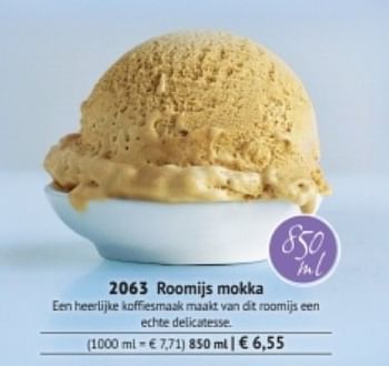 Promotions Roomijs mokka - Produit maison - Bofrost - Valide de 01/09/2017 à 28/02/2018 chez Bofrost