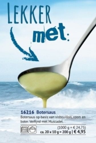 Promoties Botersaus - Huismerk - Bofrost - Geldig van 01/09/2017 tot 28/02/2018 bij Bofrost
