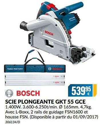 Promotion Meno Pro Bosch Scie Plongeante Gkt 55 Gce Bosch Bricolage Valide Jusqua 4 Promobutler