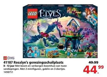 Promotions 41187 rosalyn`s genezings schuilplaats - Lego - Valide de 28/08/2017 à 24/09/2017 chez Bart Smit