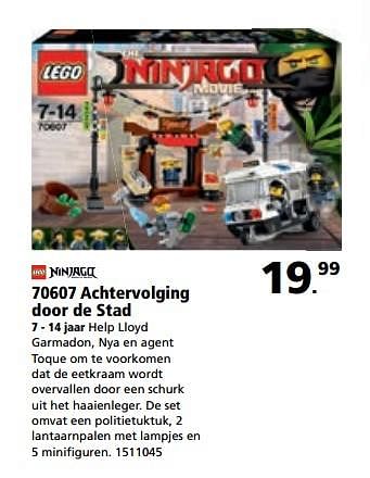Promoties 70607 achtervolging door de stad - Lego - Geldig van 28/08/2017 tot 24/09/2017 bij Bart Smit