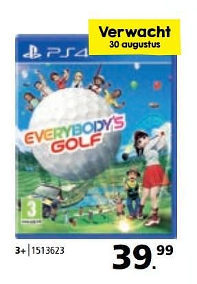 Promoties Everybodys golf - Sony Computer Entertainment Europe - Geldig van 28/08/2017 tot 24/09/2017 bij Bart Smit