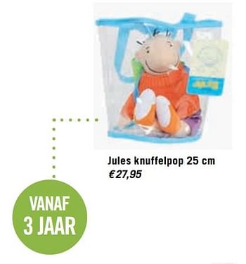 Promoties Jules knuffelpop - Jules - Geldig van 14/08/2017 tot 17/09/2017 bij Standaard Boekhandel