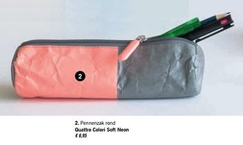 Promoties Pennenzak rond quattro colori soft neon - Quattro Colori - Geldig van 14/08/2017 tot 17/09/2017 bij Standaard Boekhandel