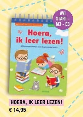 Promoties Hoera, ik leer lezen! - Huismerk - Standaard Boekhandel - Geldig van 14/08/2017 tot 17/09/2017 bij Standaard Boekhandel