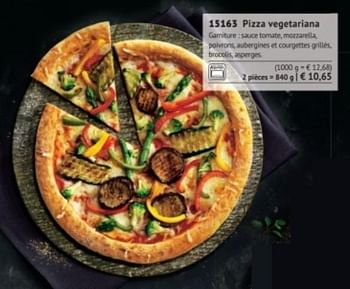 Promotions Pizza vegetariana - Produit maison - Bofrost - Valide de 01/09/2017 à 28/02/2018 chez Bofrost