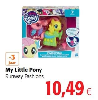 Promotions My little pony runway fashions - My Little Pony - Valide de 06/09/2017 à 22/09/2017 chez Colruyt