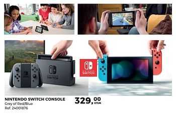 Promotions Nintendo switch console - Nintendo - Valide de 12/09/2017 à 17/10/2017 chez Supra Bazar