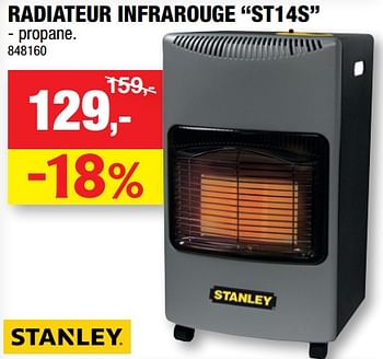 Promotions Stanley radiateur infrarouge st14s - Stanley - Valide de 13/09/2017 à 24/09/2017 chez Hubo