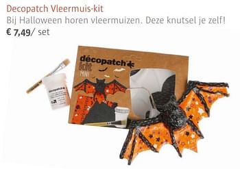 Promoties Decopatch vleermuis-kit - Huismerk - Ava - Geldig van 08/09/2017 tot 30/10/2017 bij Ava