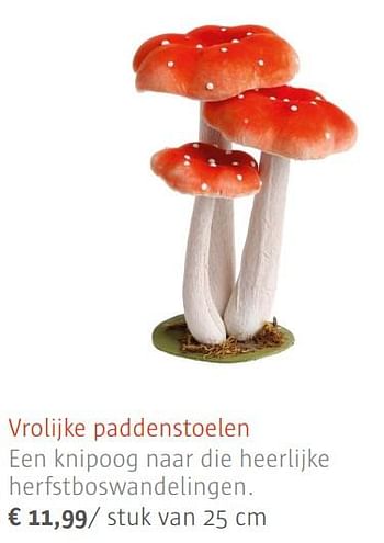 Promoties Vrolijke paddenstoelen - Huismerk - Ava - Geldig van 08/09/2017 tot 30/10/2017 bij Ava