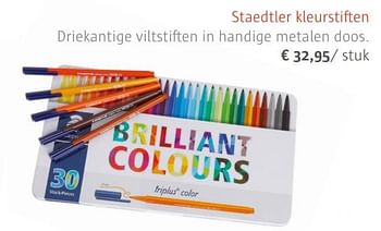 Promoties Staedtler kleurstiften - Staedtler - Geldig van 08/09/2017 tot 30/10/2017 bij Ava