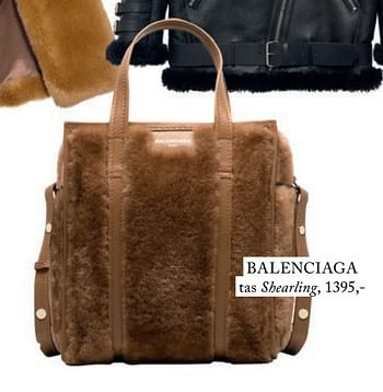 Promoties Balenciaga tas shearling - Balenciaga - Geldig van 05/09/2017 tot 01/03/2018 bij De Bijenkorf