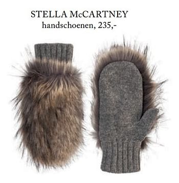 Promoties Stella mccartney handschoenen - Stella Mccartney - Geldig van 05/09/2017 tot 01/03/2018 bij De Bijenkorf