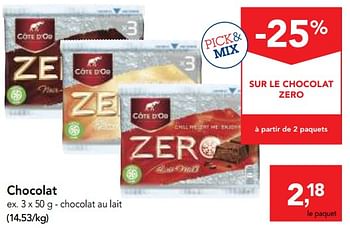 Promoties Chocolat - Cote D'Or - Geldig van 20/09/2017 tot 03/10/2017 bij Makro
