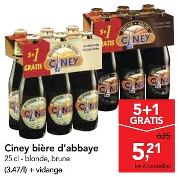 Promoties Ciney bière d`abbaye - Ciney - Geldig van 20/09/2017 tot 03/10/2017 bij Makro