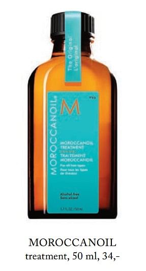 Promotions Moroccanoil treatment - Moroccanoil - Valide de 05/09/2017 à 01/03/2018 chez De Bijenkorf