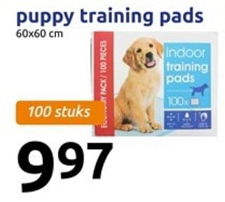 Promoties Puppy training pads - Huismerk - Action - Geldig van 20/09/2017 tot 26/09/2017 bij Action