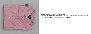 Promoties Manitoulin island shirt - Huismerk - Jack Wolfskin - Geldig van 12/09/2017 tot 31/03/2018 bij Jack Wolfskin