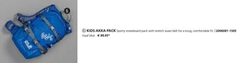 Promoties Kids akka pack - Huismerk - Jack Wolfskin - Geldig van 12/09/2017 tot 31/03/2018 bij Jack Wolfskin