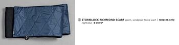 Promoties Stormlock richmond scarf - Huismerk - Jack Wolfskin - Geldig van 12/09/2017 tot 31/03/2018 bij Jack Wolfskin