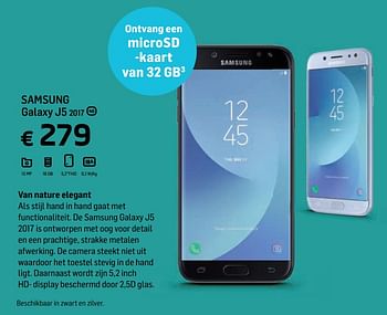 Promoties Samsung galaxy j5 - Samsung - Geldig van 20/09/2017 tot 07/10/2017 bij Base